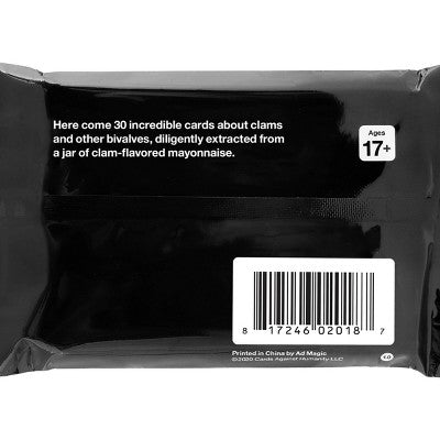 Cards Against Humanity: Clam Pack * Mini Expansion for the Game
