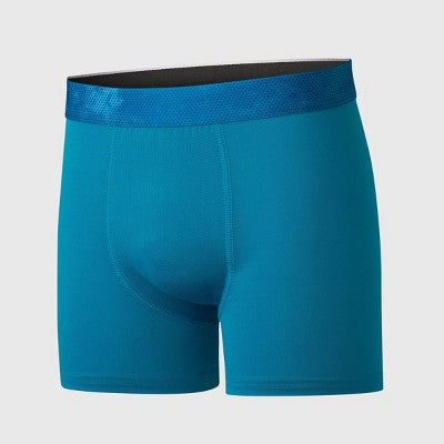 Hanes Boys' 5pk X-Temp Boxer Briefs - Blue S