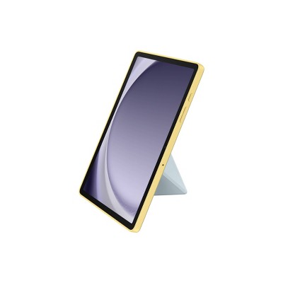 Samsung Galaxy Tab A9+ Book Cover - Blue/Yellow: Solid Epoxy Electronics Case
