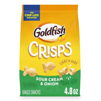 Goldfish Sour Cream & Onion Crisps - 4.8oz