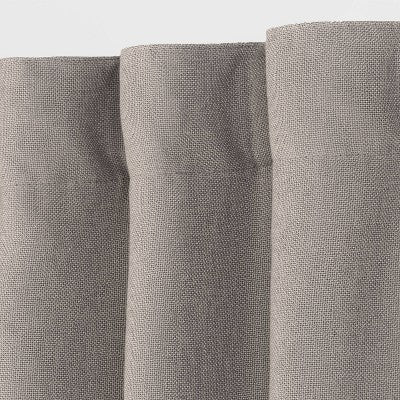 50"x95" Blackout Aruba Window Curtain Panel Stone - Threshold: Recycled Polyester, OEKO-TEX Certified, Lined