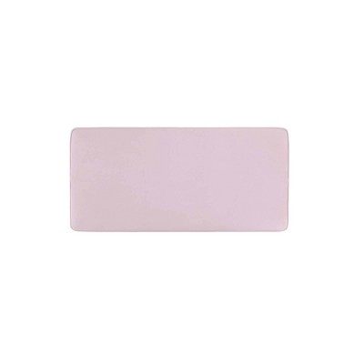 Manhattan Comfort Abigail Velvet Upholstered Double Ottoman Pink: Mid-Century Modern, No Assembly Required, Wood Legs (LOCAL PICKUP ONLY)