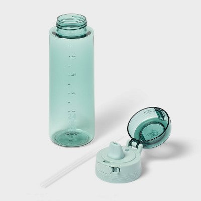 24oz Tritan Hydration Water Bottle - Soft Green - All in Motion: Portable Plastic Drinkware