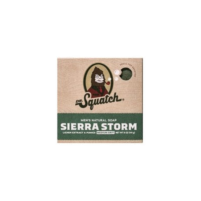 DR. SQUATCH Men's All Natural Bar Soap - Sierra Storm - 5oz