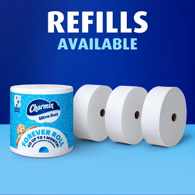 Charmin Toilet Paper Ultra Soft Forever Roll Starter Kit - 2 Rolls - 1700 Sheet