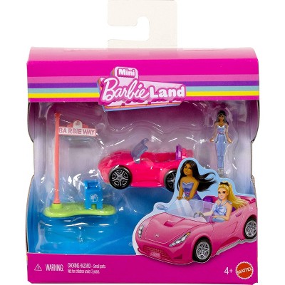 Barbie Mini Barbie Land Collectible Playsets with 1.5" Doll and Interactive Play Areas for Storytelling Fun