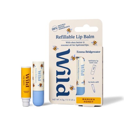 Wild Cosmetics Bee Case Lip Balm Starter Kit - Manuka Honey - 0.15oz