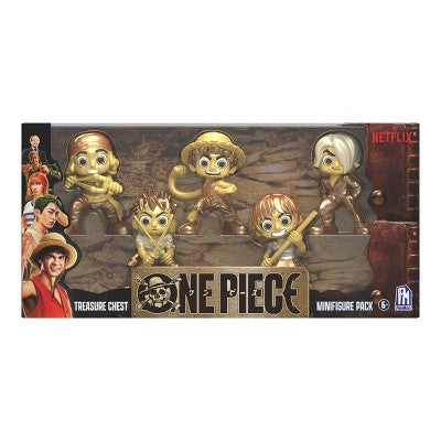 One Piece Treasure Chest Series 1 Gold Mini Figure Set - 5pk