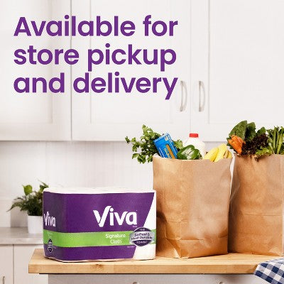 Viva Signature Cloth Choose-A-Sheet Paper Towels - 6 Triple Rolls