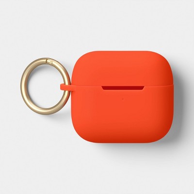 AirPods (3rd Generation) Silicone Case with Clip - heyday Poppy Orange