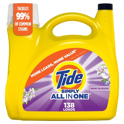 Tide Simply Berry Blossom Liquid Laundry Detergent - 182 fl oz