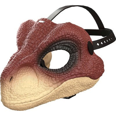 Jurassic World Rebirth Raptor Dinosaur Mask, Role-Play Head Wear, Movie-Inspired Costume Gear
