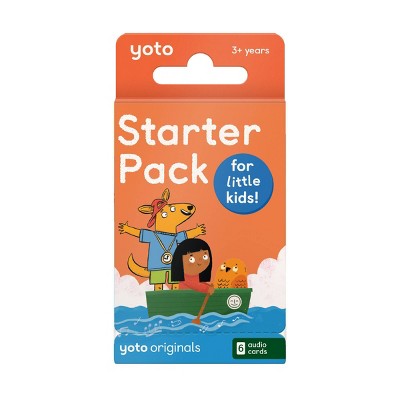 Yoto Starter Pack for Little Kids (6 Audio Card Pack)