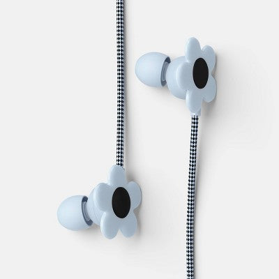 Wired Earbuds - heyday Flower: 3.5mm Jack, Built-In Microphone, Silicone Cushion
