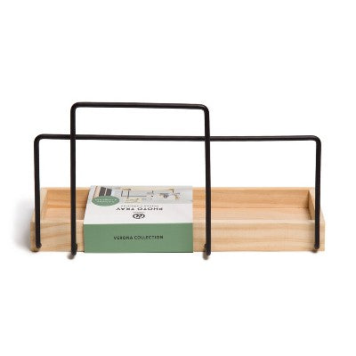 U Brands Verona Photo Tray Natural