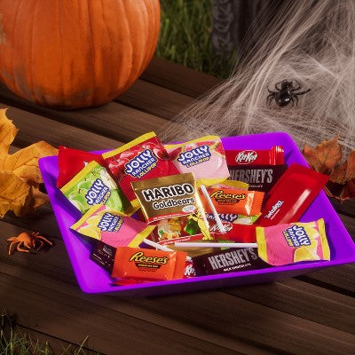 HERSHEY'S Chocolate and Sweets Assorted Halloween Candy Miniatures - 31.55oz/100pc