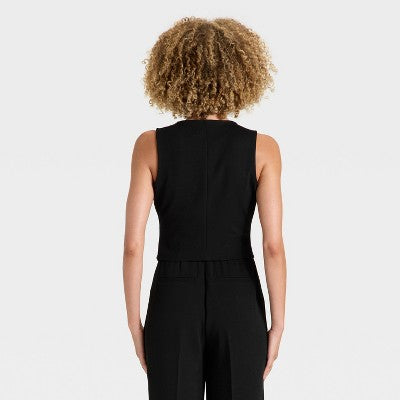 Women's Ponte Vest - A New Day Black M