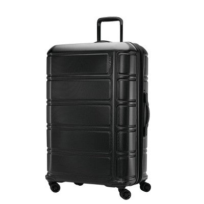 American Tourister Vital Hardside Carry On Spinner Suitcase - Blackout: Water-Resistant, 4-Wheel Spinner, Retractable Handle (LOCAL PICKUP ONLY)