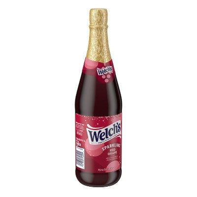 Welch's Sparkling Red Grape Juice - 25.4 fl oz Glass Bottle