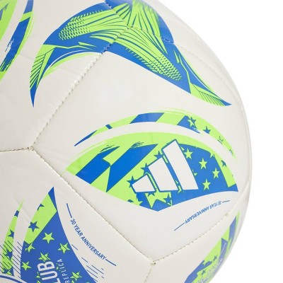 Adidas MLS Size 3 Club Sports Ball - White: TPU Shell & Butyl Bladder