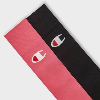 Champion Performance Soccer Socks 2pk - Pink M