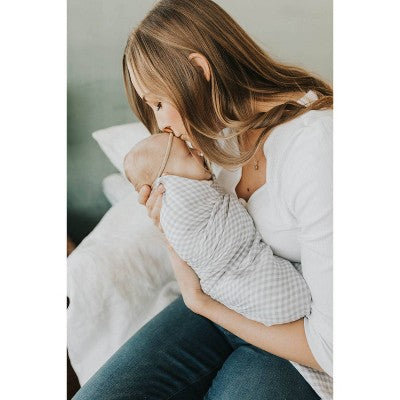 Little Unicorn Deluxe Muslin Swaddle Blanket - Rainbow Gingham - 2pk