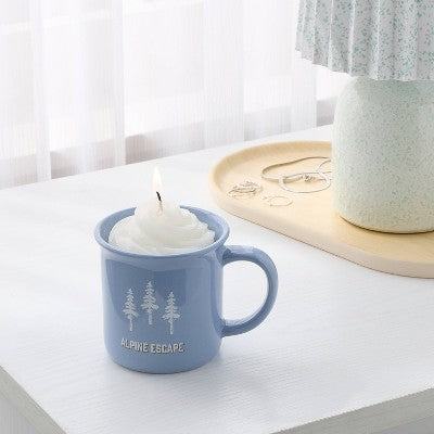 Figural Mug Alpine Escape Jar Candle - Room Essentials