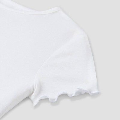Girls' Short Sleeve T-Shirt - art class off-White XL
