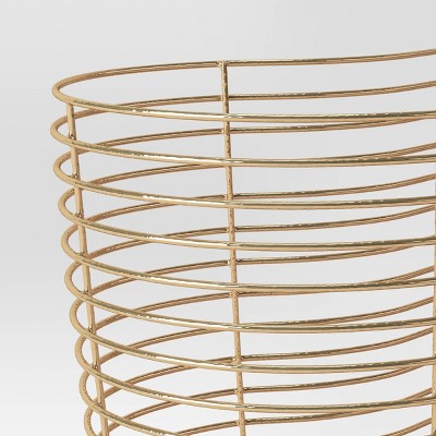Metal Basket Gold - Threshold