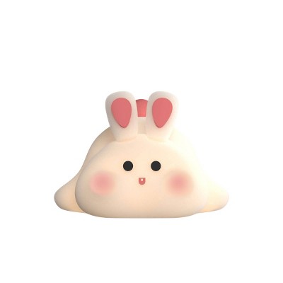 Gems Squishy Bunny Pat Pat Lamp: Touch Activated Silicone