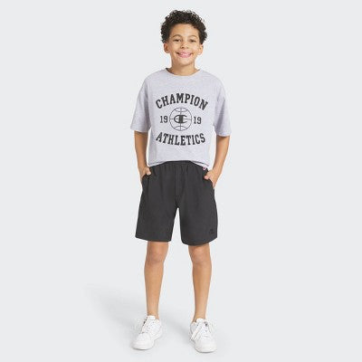 Champion Boys' Stretch Woven Shorts - Black L