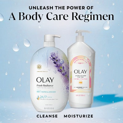 Olay Fresh Radiance Vitamin B3 and Antioxidant Blend Body Wash - Birch Water and Lavender - 35 fl oz