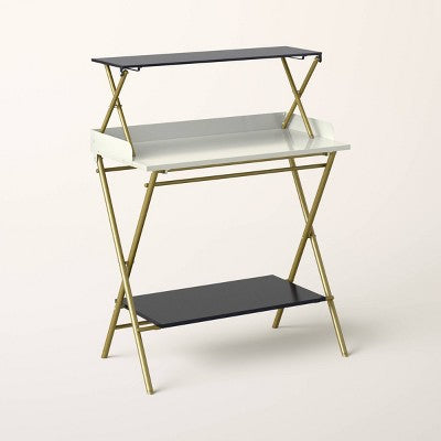 Metal Folding Bar Table Black/Cream - kate spade new york x Target (LOCAL PICKUP ONLY)