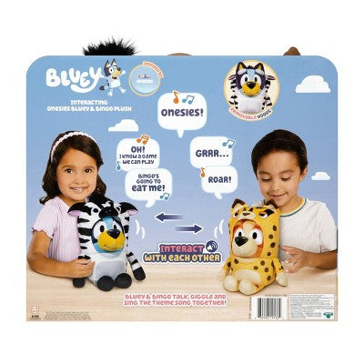 Bluey Siblings Interactive Plush - 2pk: Sound-Effect Fabric Toys