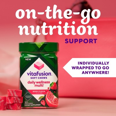 Vitafusion Daily Nutrient Support Soft Chews - 30ct