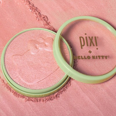 Pixi + Hello Kitty Highlighting Pressed Powder Blush - Friendly Blush - 0.35oz