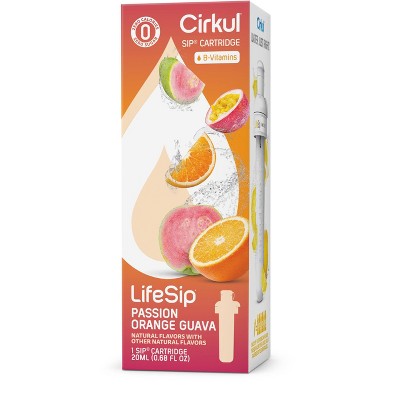 Cirkul LifeSip Passionfruit Orange Guava Flavor Cartridge