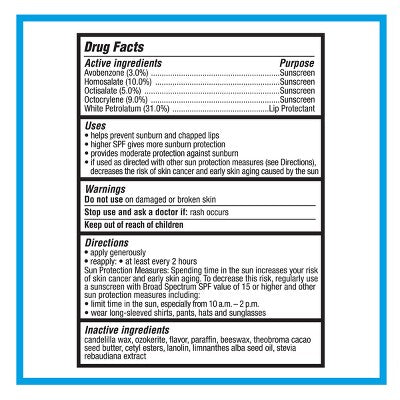 Carmex Weather Guard Broad Spectrum SPF 30 Original Flavor Lip Balm - 0.03oz/2pk