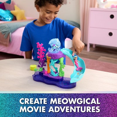 Gabby's Dollhouse: The Movie, MerCat's Colorful Kitty Aquarium Playset with Figures & Accessories