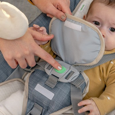 Ingenuity 2-in-1 Happy Belly Rock To Bounce Massage Baby Seat -Parker: Detachable Toy Bar, Calming Vibrations, 5-Point Harness (LOCAL PICKUP ONLY)
