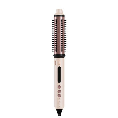 FHI Heat SwiftStyler Retractable Speed Styler Heating Curling Brush - Light Pink - 1"x1": Ceramic, All Hair Types, 5 Heat Settings
