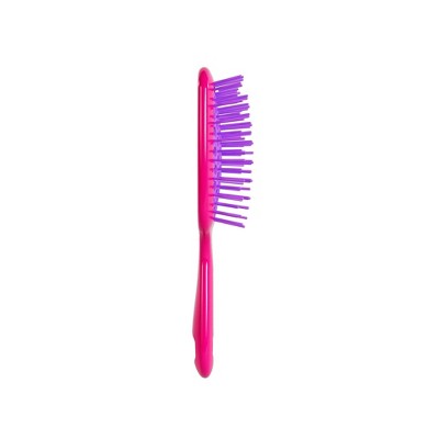 UNbrush Mini Detangling Hair Brush - Neon Pink