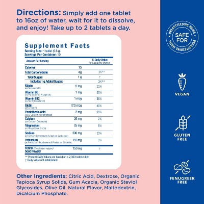 Mommy's Bliss Lactation Hydration Drink Tablets - Lemon Lime - 10ct