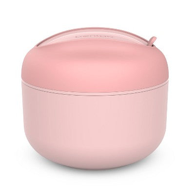 Bentgo Bowl Insulated Leakproof Bowl with Collapsible Utensils & Snack Compartment - Blush Pink