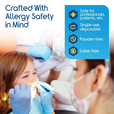 Inspire Nitrile Exam Gloves | THE ORIGINAL Quality Stretch Nitrile | 4.5 Gloves Disposable Latex Free Medical EMT (100, XXL)