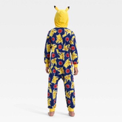 Boys' Pikachu Union Suit - Navy Blue S