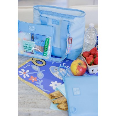 Fulton Bag Co. 2pk Leatherette Snack Pouches - Blue