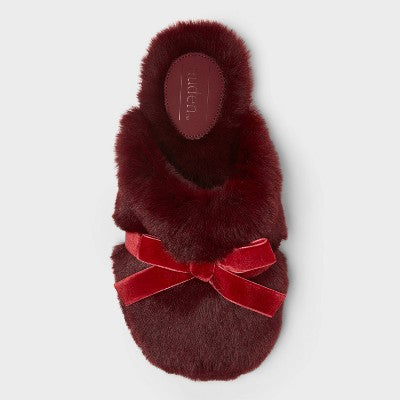 Women's Arbor Plush Scuff Slippers - Auden Red M
