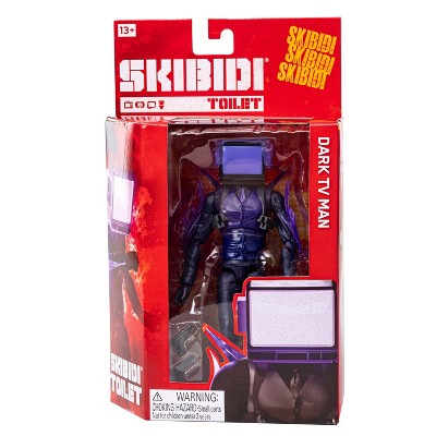 Skibidi Toilet Dark TV Man 6" Deluxe Action Figure