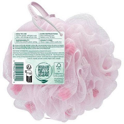 EcoTools Lathering Body Pouf - Pink
